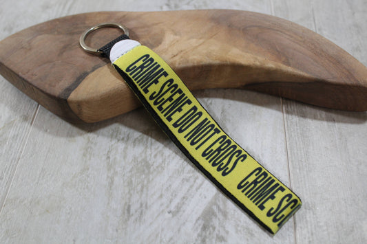 Crime Scene Wristlet Keychain