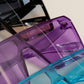 Unisex Transparent Flat Top Shield Sunglasses, Assorted Colors