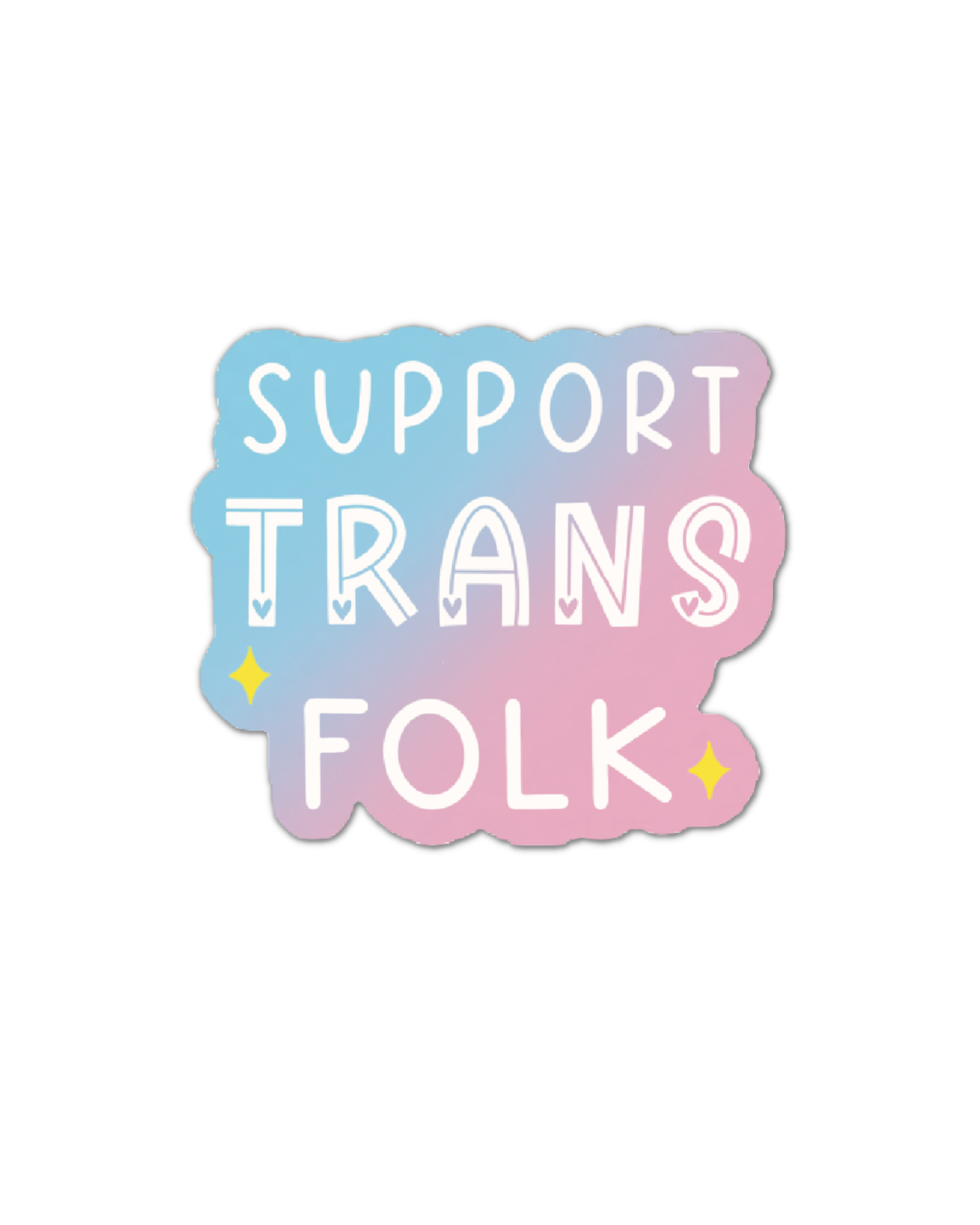 Support Trans Folk Sticker