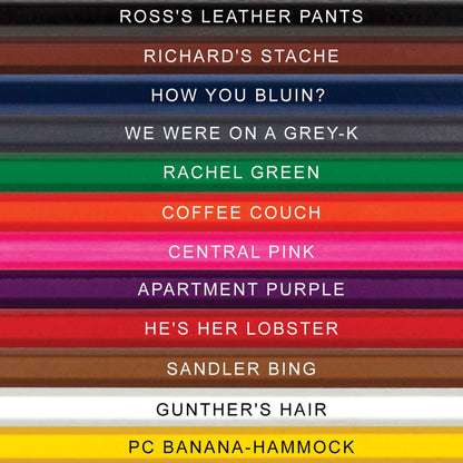 The One With The Colors Colored Pencils for Fans of Friends