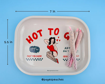 Hot To Go Rolling Tray