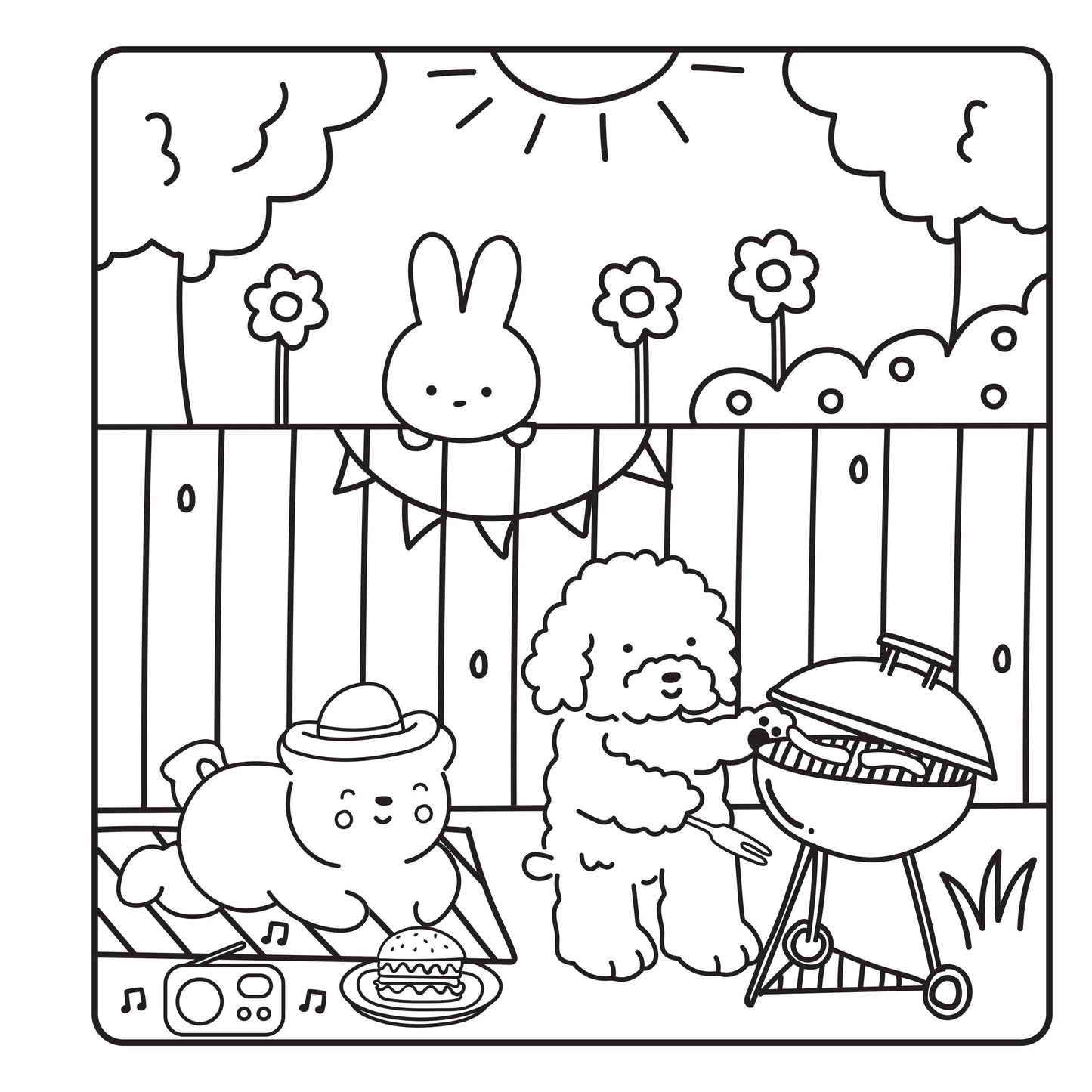 Comfy & Cozy: Coloring Book