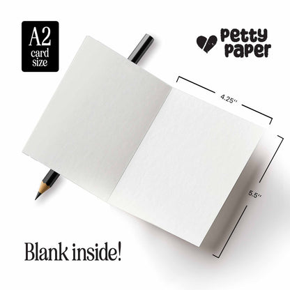 Lost Without You, Love, Thank You - A2 Greeting Card: Kraft