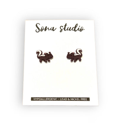 Skunk Earrings
