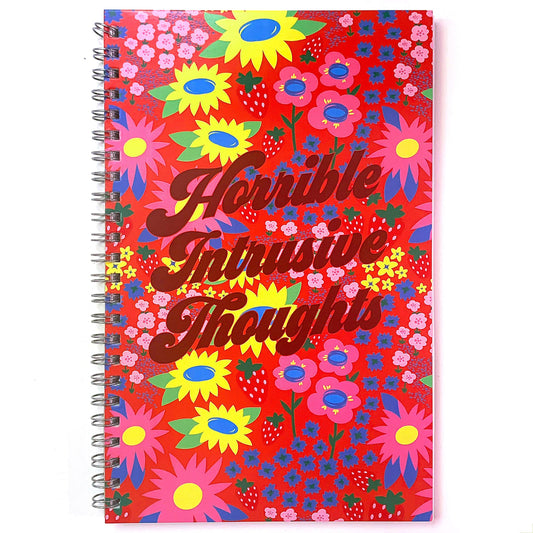 Horrible Intrusive Thoughts Journal Spiral Bound Notebook