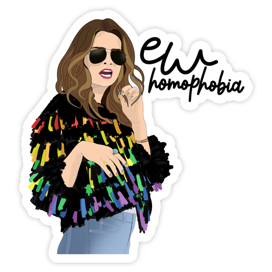 Alexis Rose Ew Homophobia Pride Sticker