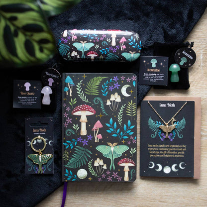Luna Moth Keychain