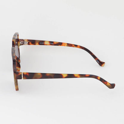 Bright Oversized Modern Gradient Box Sunglasses, Assorted Colors