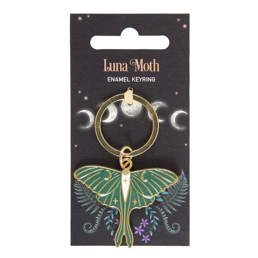 Luna Moth Keychain