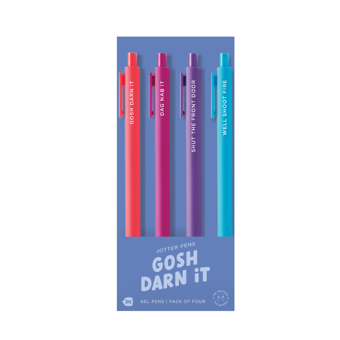 Gosh Darn It Jotter Set, 4 Pack