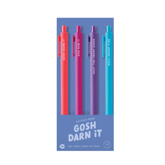 Gosh Darn It Jotter Set, 4 Pack