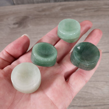 Howlite 1-Inch Gemstone Incense Cone Stand