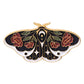 Green/Black/White Floral Moth Butterfly Enamel Pins