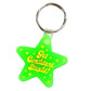 Get Confident Stupid Star Shaped Keychain