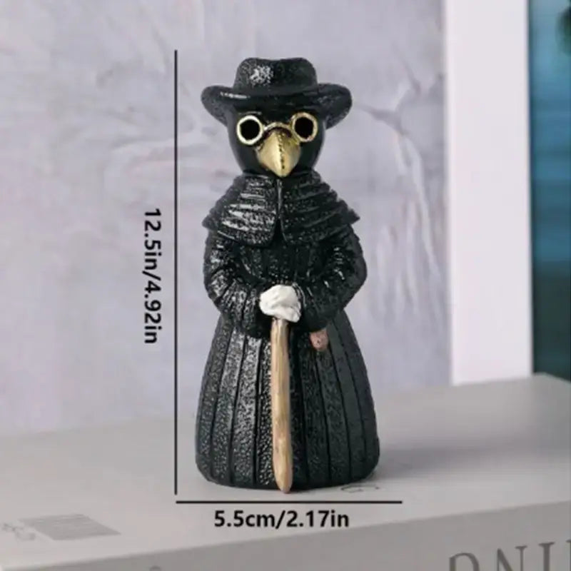 Dark Plague Doctor Raven Incense Burner