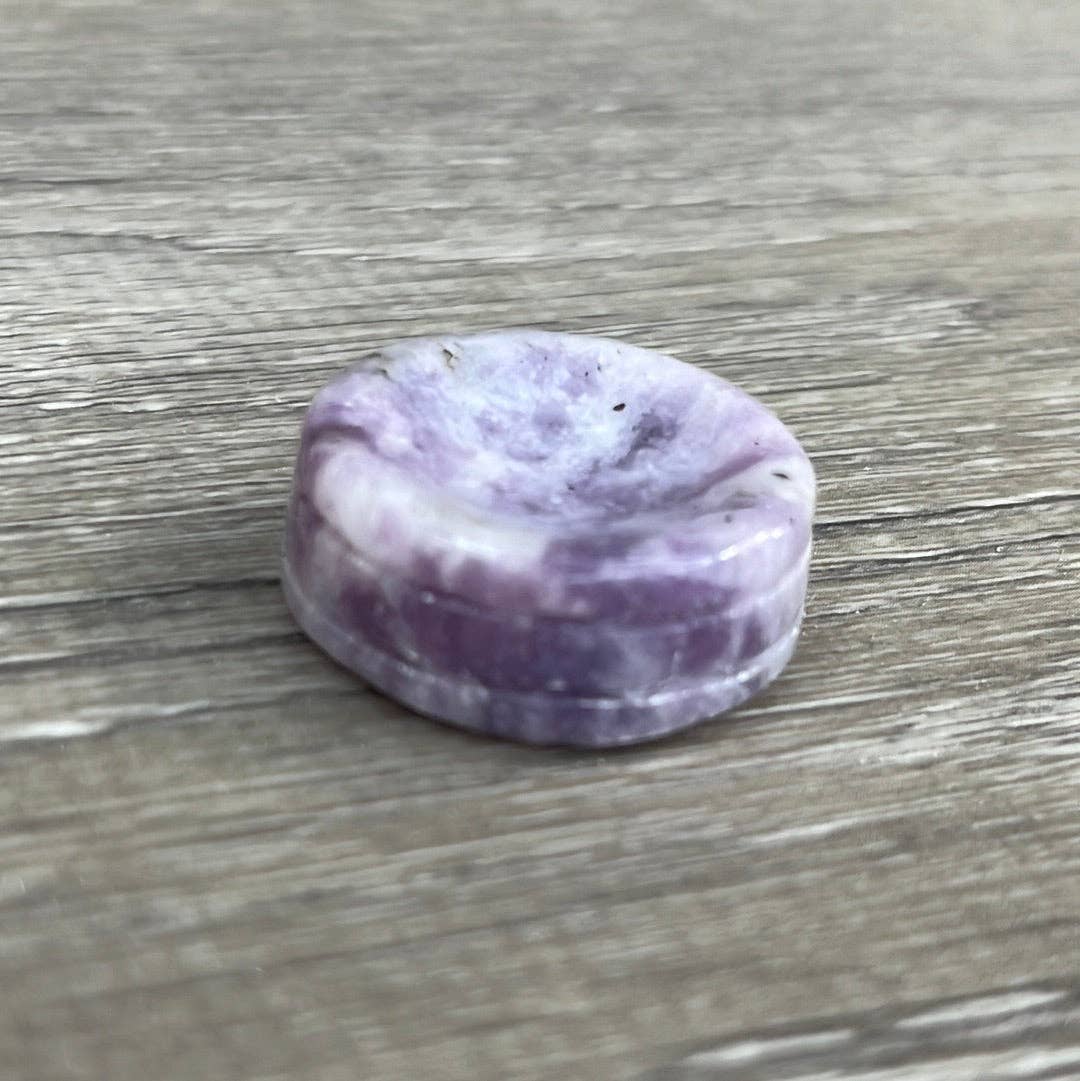 Aventurine 1-Inch Gemstone Incense Cone Stand