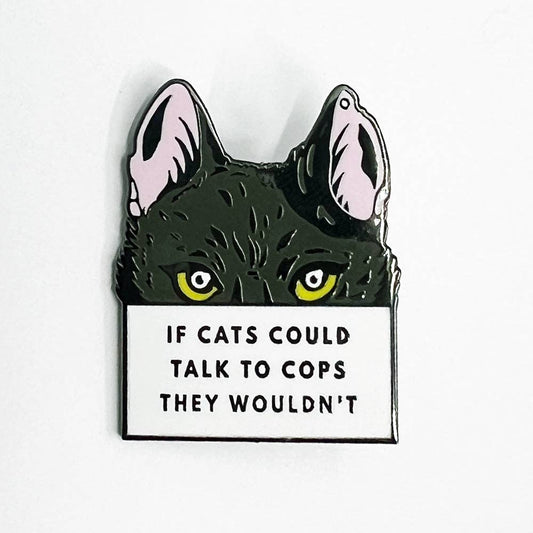 Cats / Cops Enamel Pin
