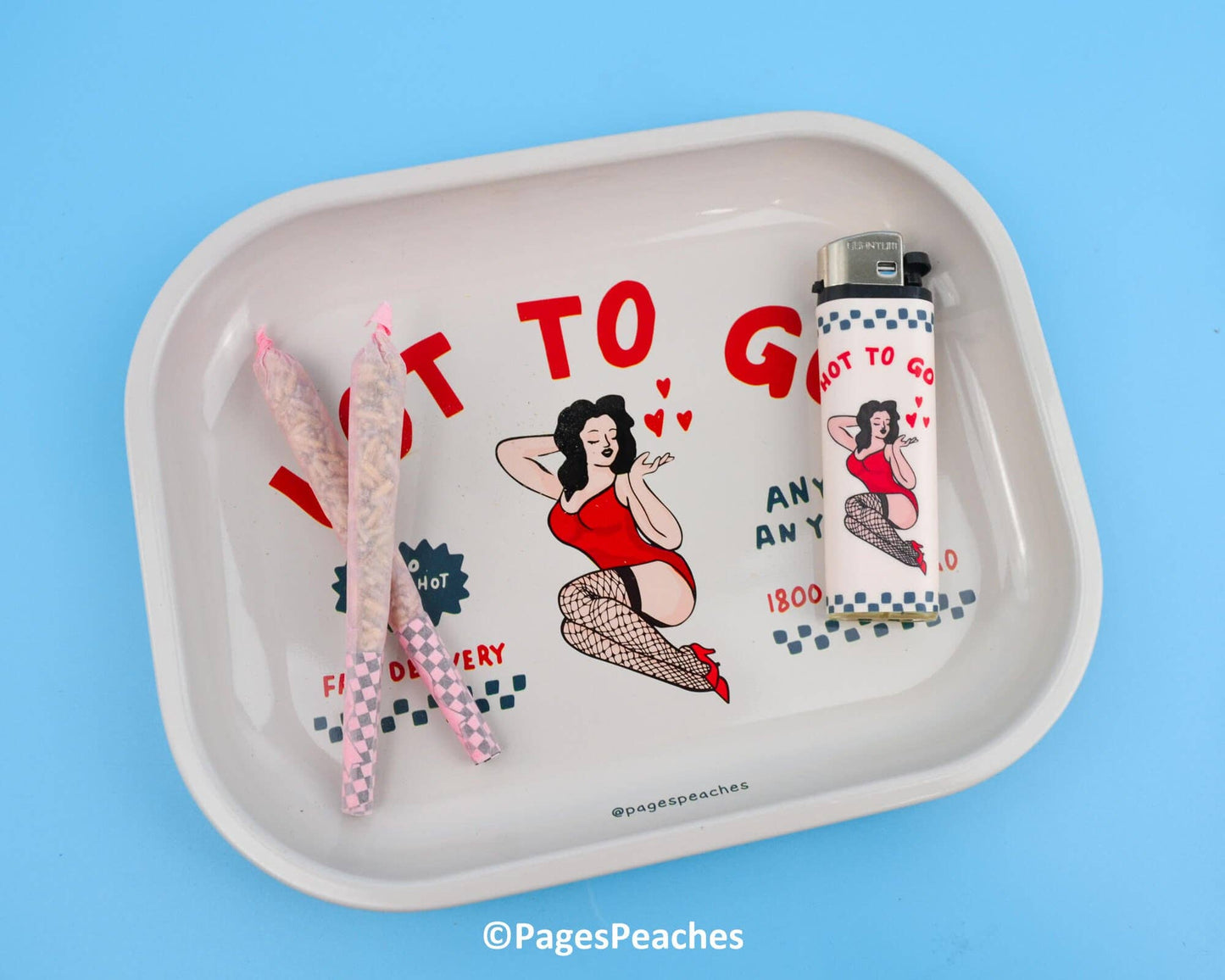 Hot To Go Rolling Tray