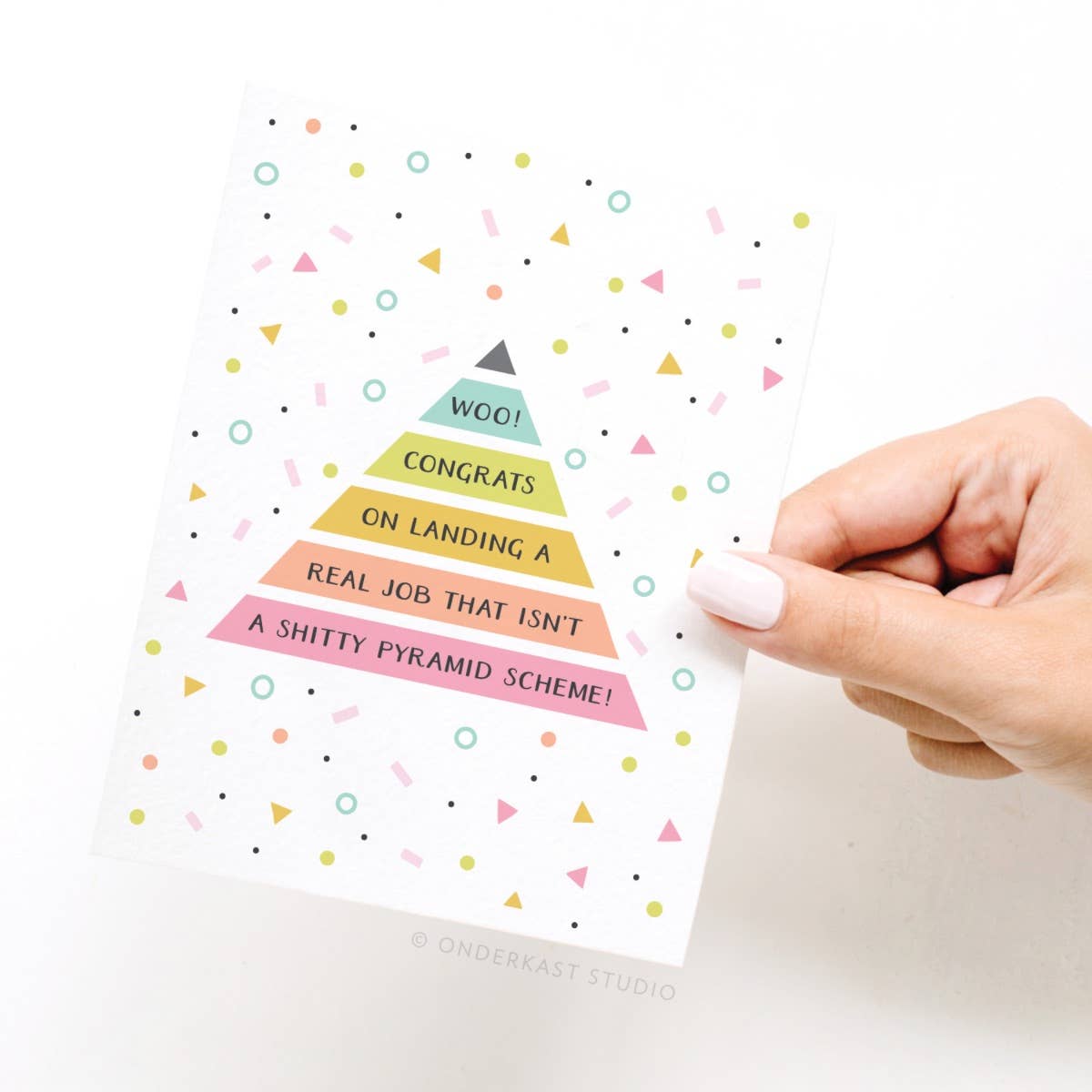 Pyramid Scheme Greeting Card