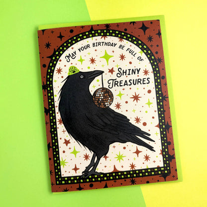 Crow Birthday Card