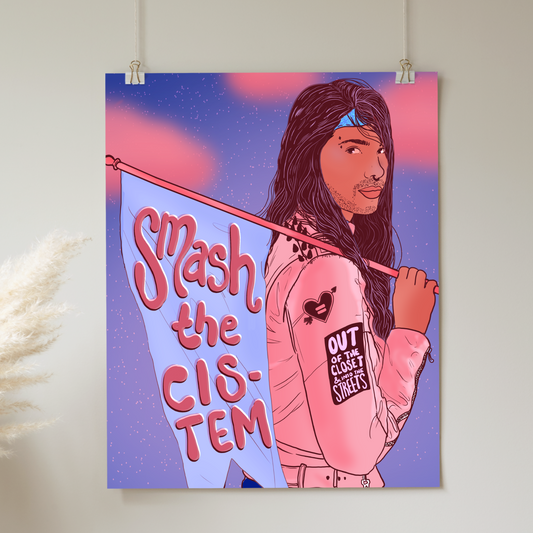 Smash the Cistem Art Print