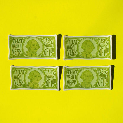 Cash Money Sticker