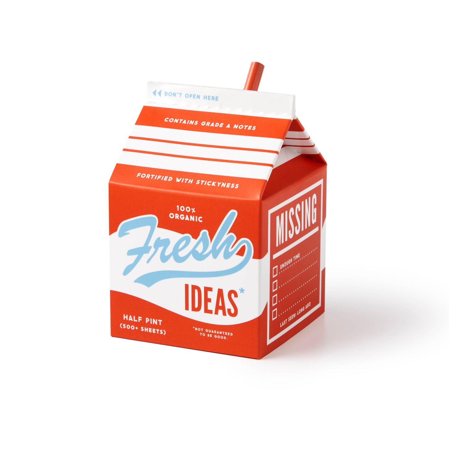 Fresh Ideas Milk Carton Note Set