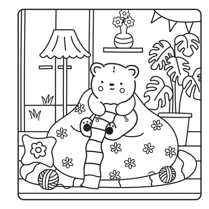 Rest & Relax: Coloring Book