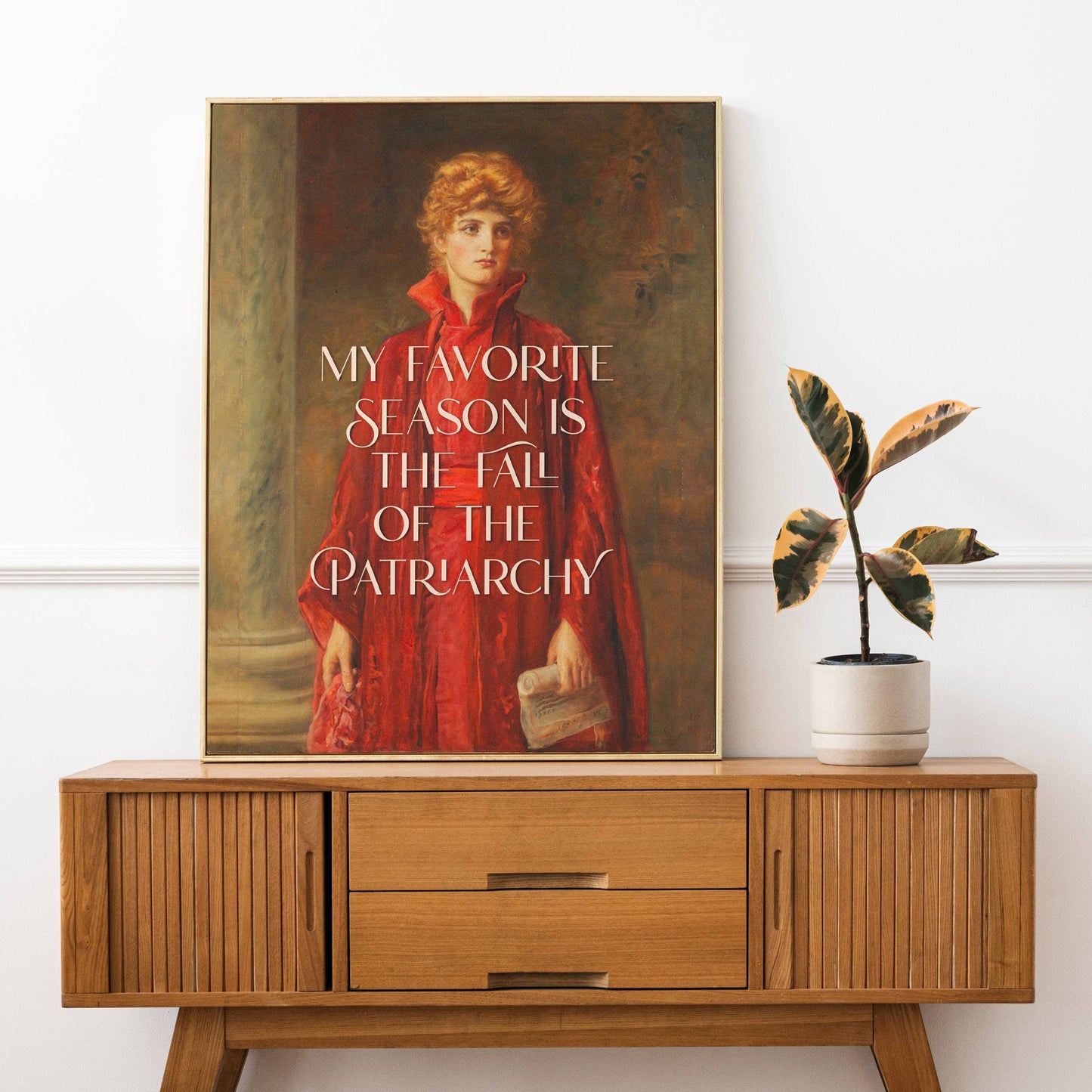 Fall of the Patriarchy Art Print, 8x10