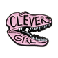 Pink Clever Girl Enamel Pin