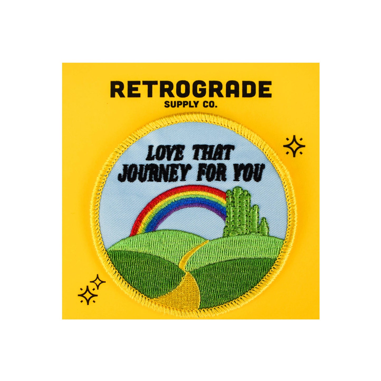 Love That Journey Embroidered Patch