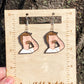 Bobs Burgers Bob Hand Painted Wood Dangle Earrings