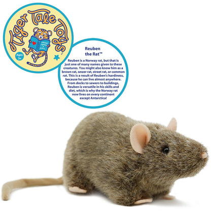 Reuben The Rat 7" Stuffed Animal