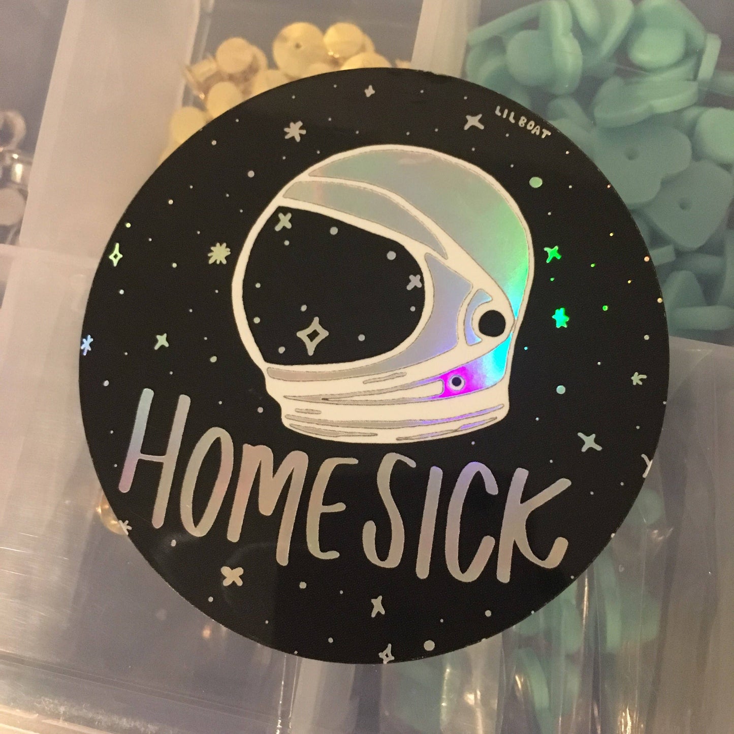 Homesick Holographic Sticker