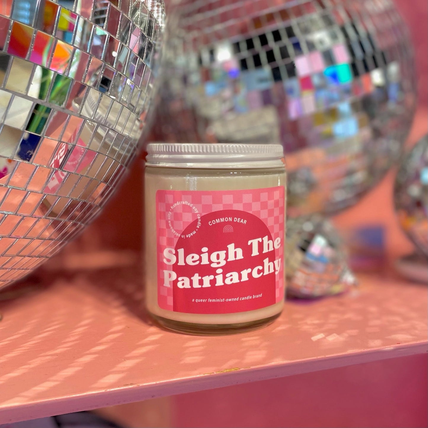 Sleigh The Patriarchy Holiday Soy Candle