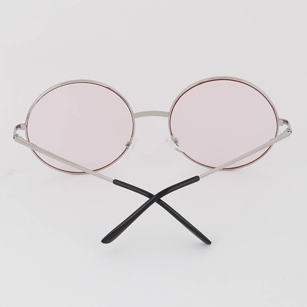 Tinted Round Sunglasses, Assorted Colors
