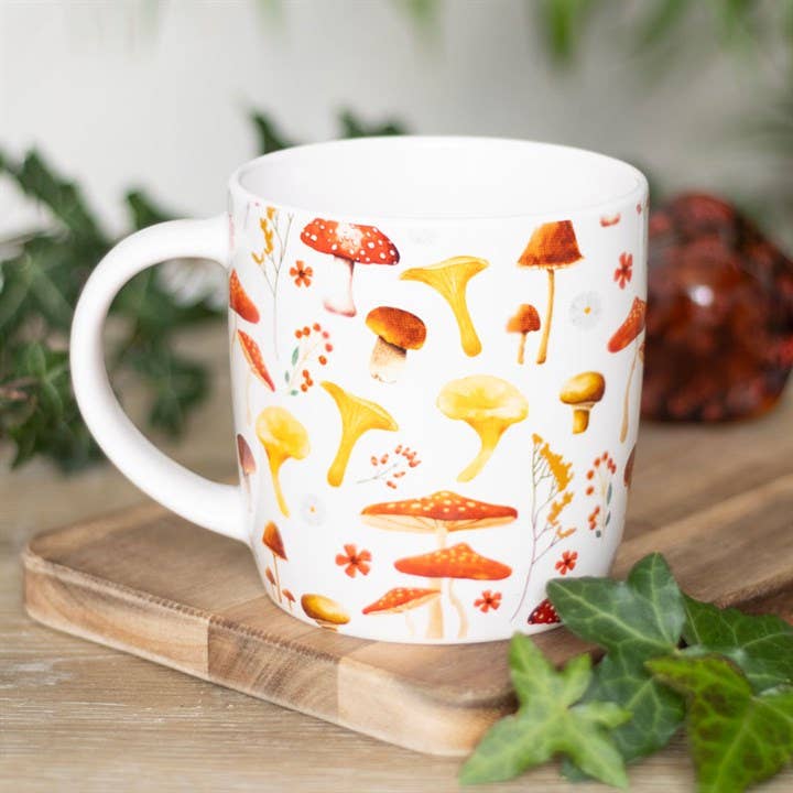 Mushroom Print Coffee Mug