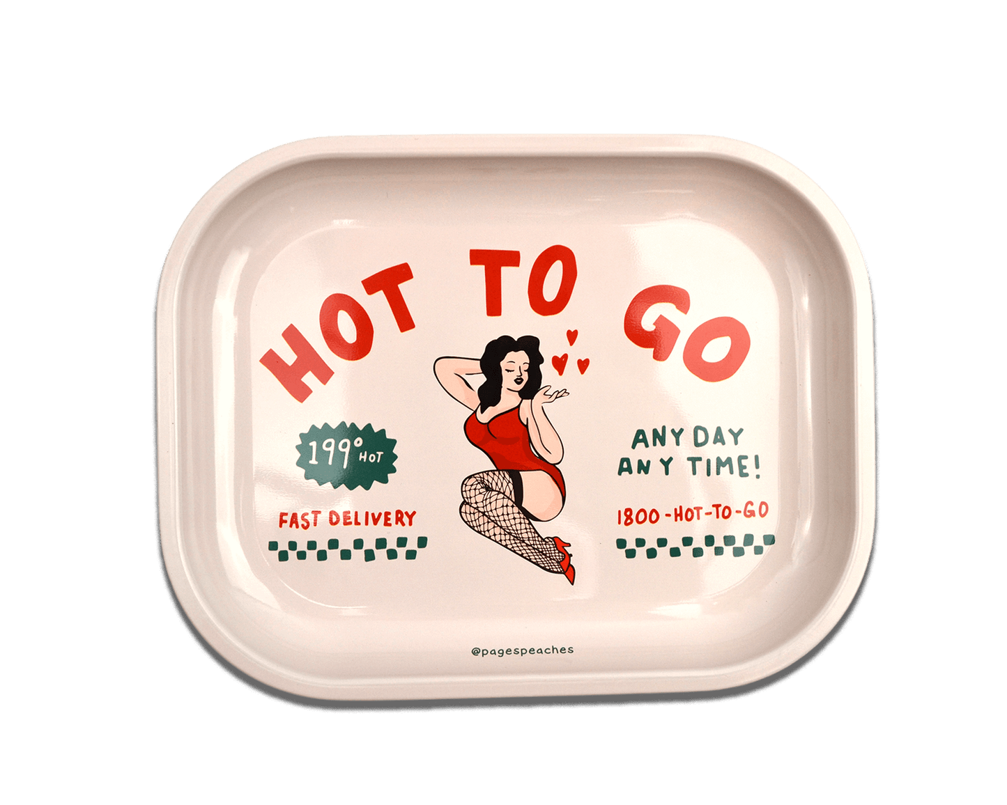 Hot To Go Rolling Tray