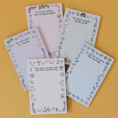 Thoughts I'll Be Thinking Wizard of Oz 4x6 Notepad