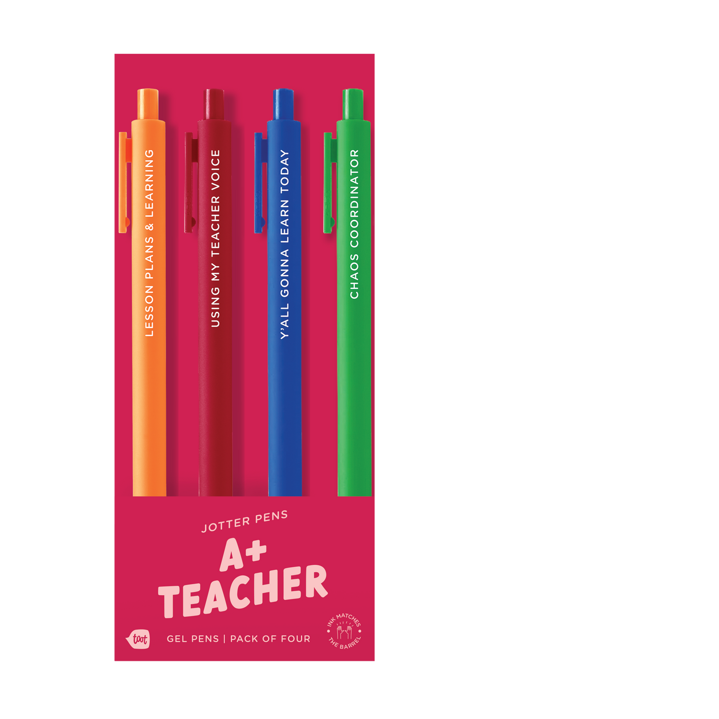 Holding It Together Jotter Pens, Set of 4