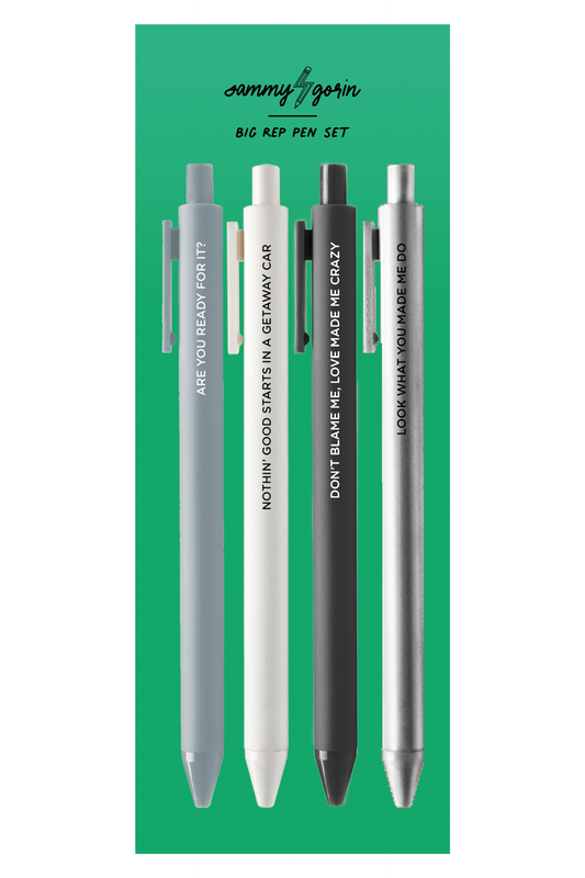 Big Rep Taylor Jotter Gel Pens, Set of 4