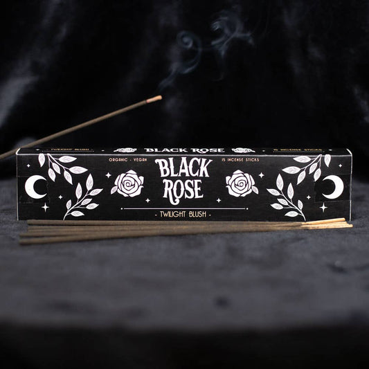 Black Rose Twilight Blush Incense Sticks, Pack of 15
