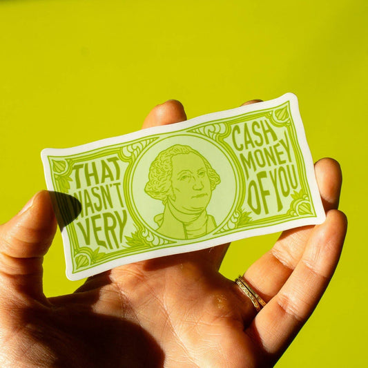 Cash Money Sticker