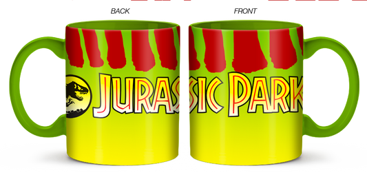 Jurassic Park Green SUV Color 20oz Ceramic Mug