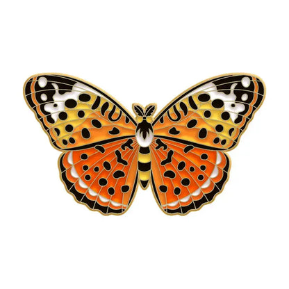 Yellow/Orange Butterfly Enamel Pin