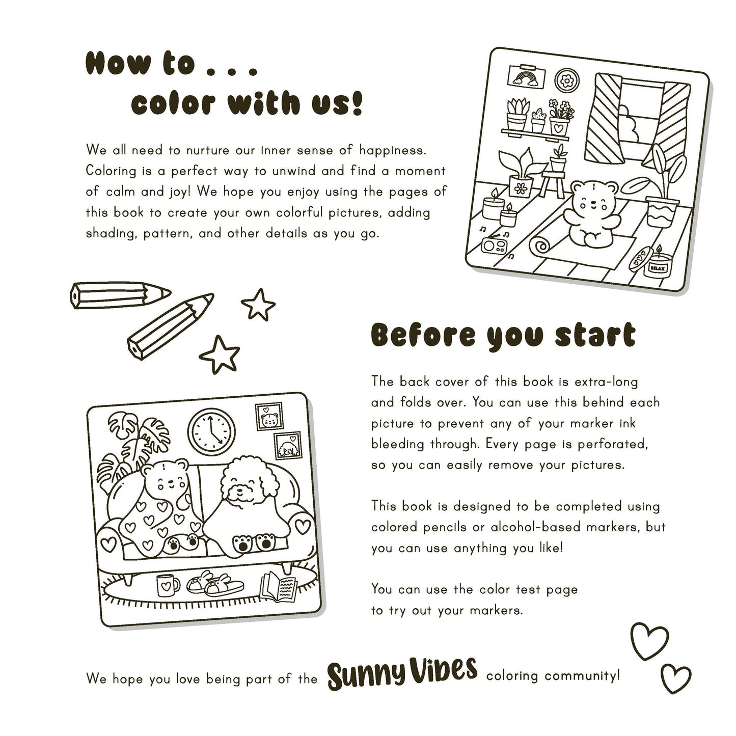 Sweet & Scary: Halloween Coloring Book