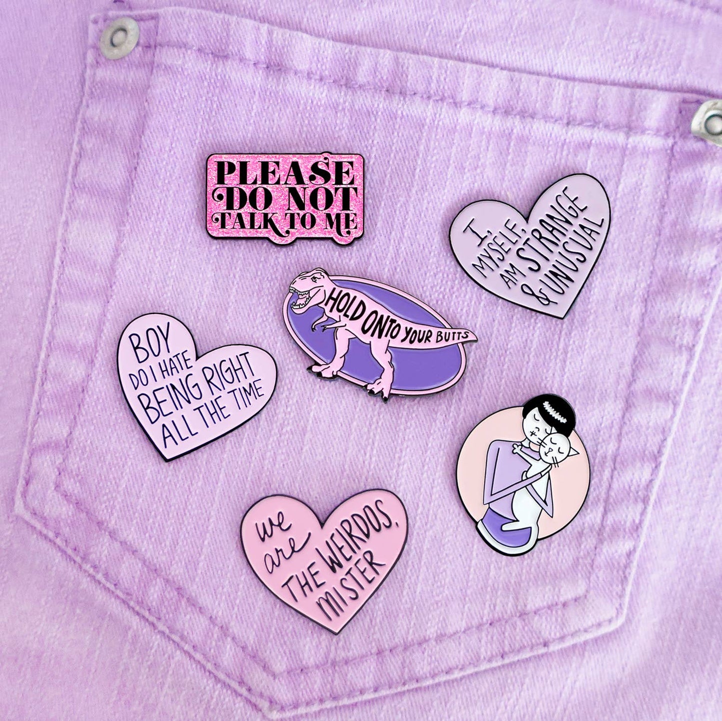 Hold Onto Your Love Enamel Pin