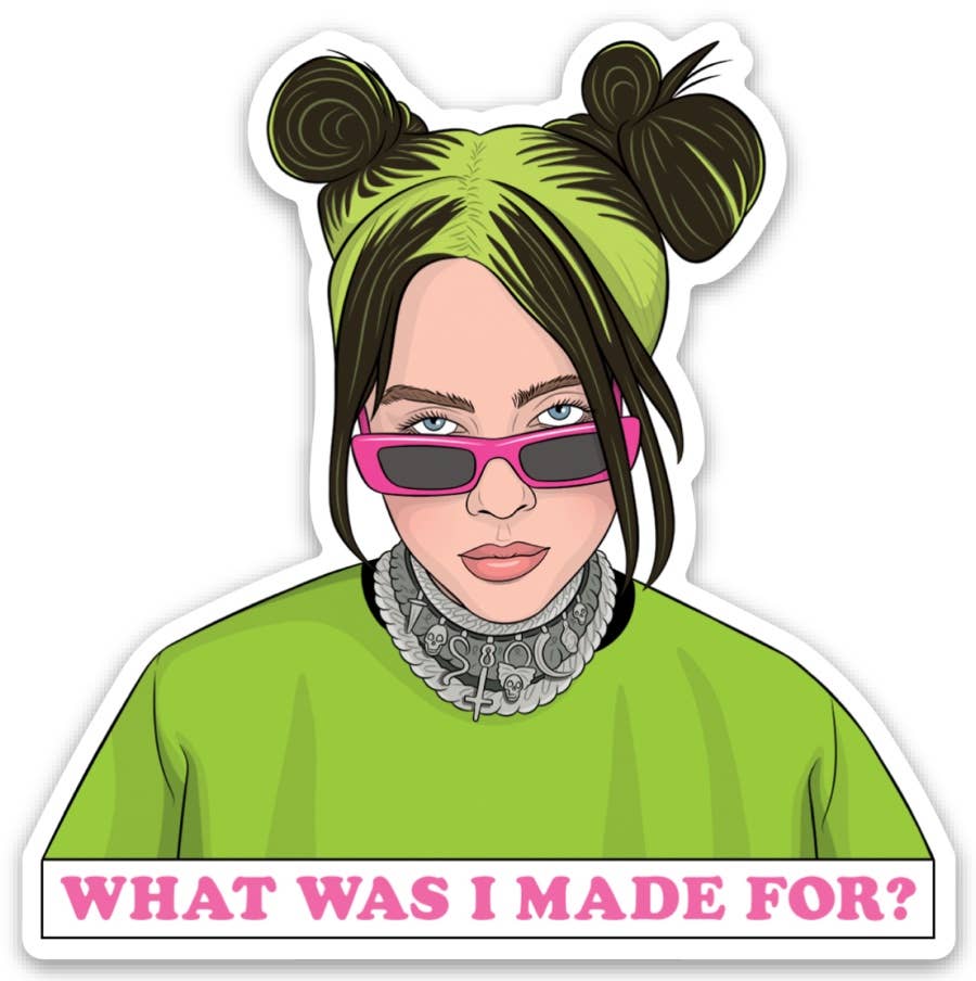 Billie Eilish What Was I Made For Sticker