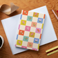 Petals and Checkers Classic Layflat Journal Notebook