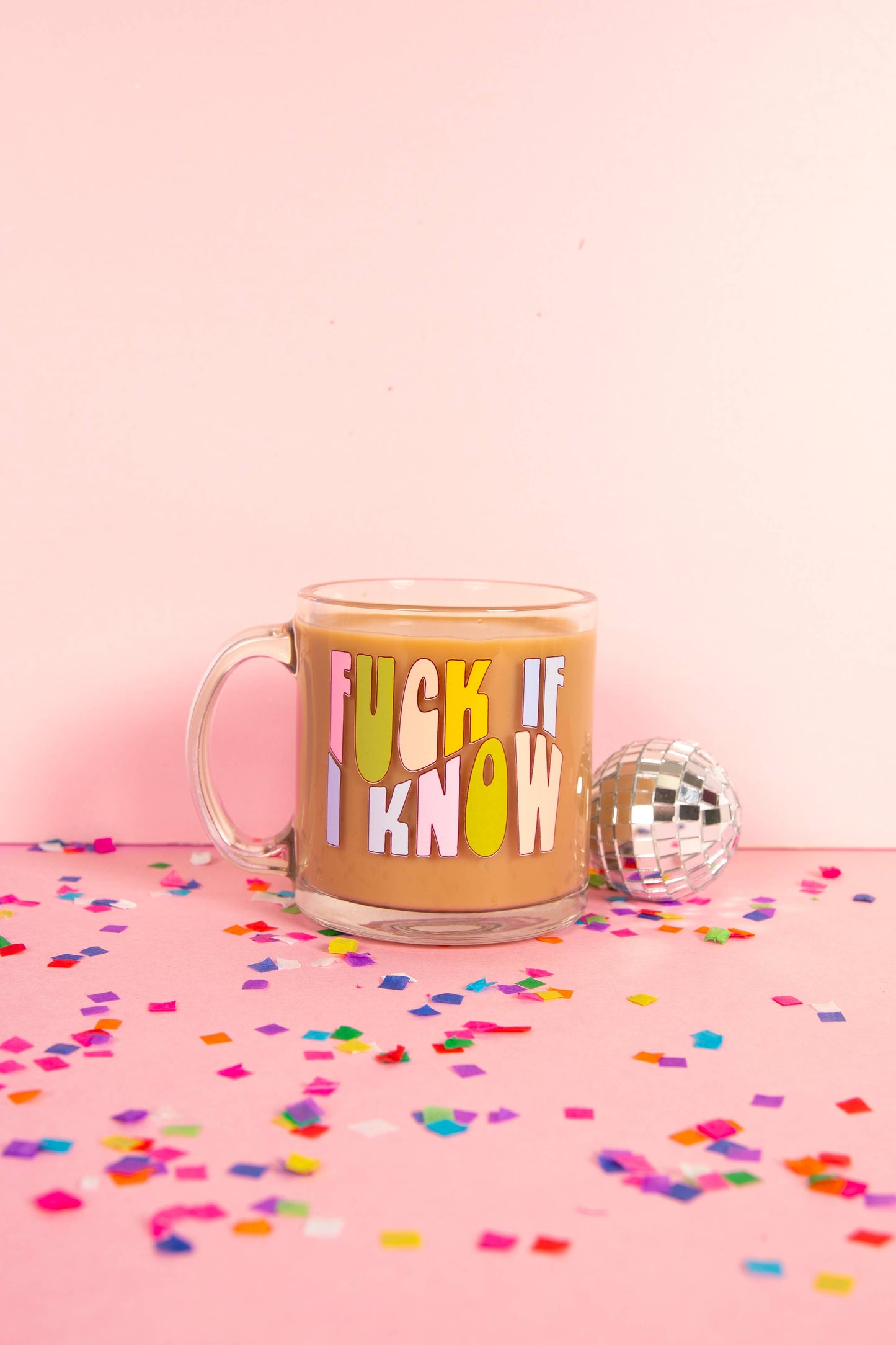 It's Not Me It's You Glass Coffee Mug